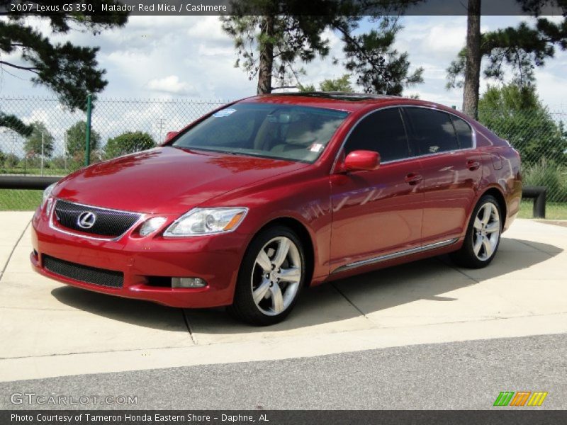 Matador Red Mica / Cashmere 2007 Lexus GS 350