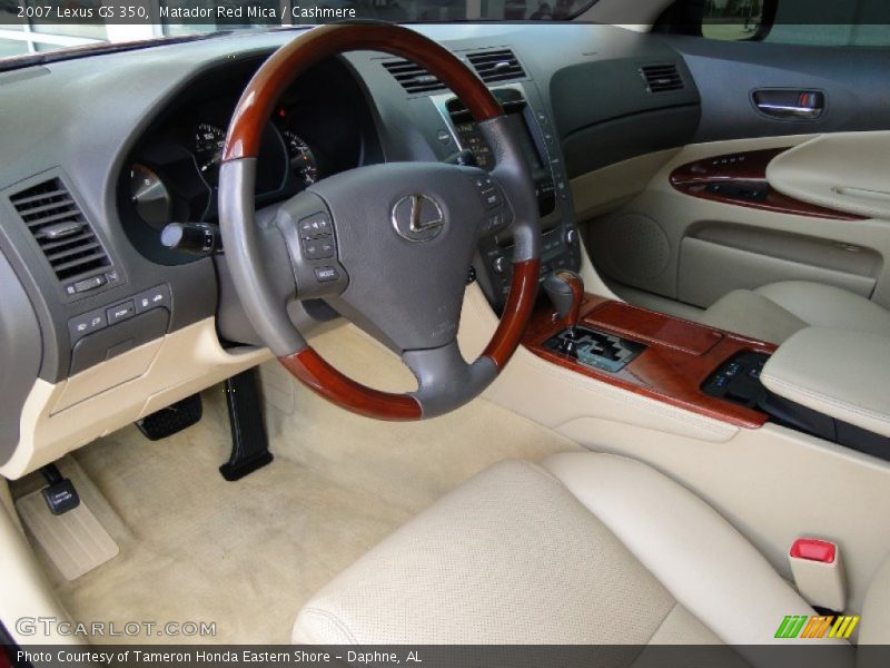Matador Red Mica / Cashmere 2007 Lexus GS 350