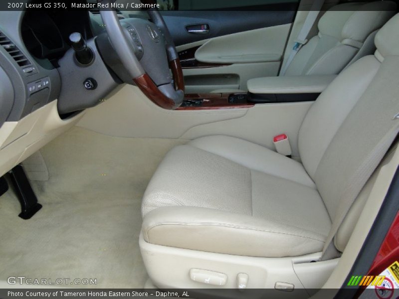 Matador Red Mica / Cashmere 2007 Lexus GS 350