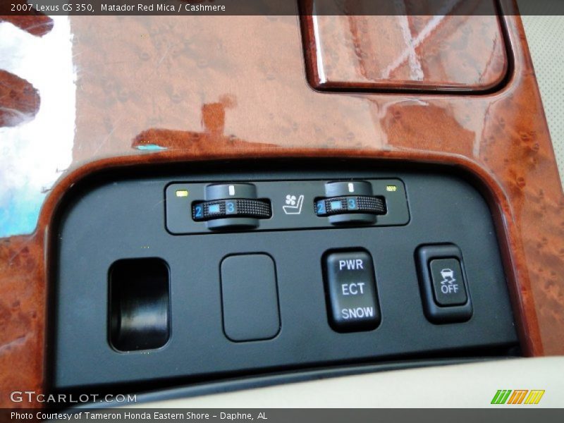 Matador Red Mica / Cashmere 2007 Lexus GS 350