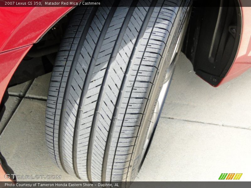 Matador Red Mica / Cashmere 2007 Lexus GS 350