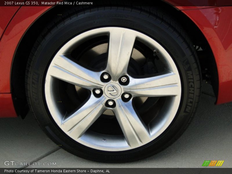 Matador Red Mica / Cashmere 2007 Lexus GS 350