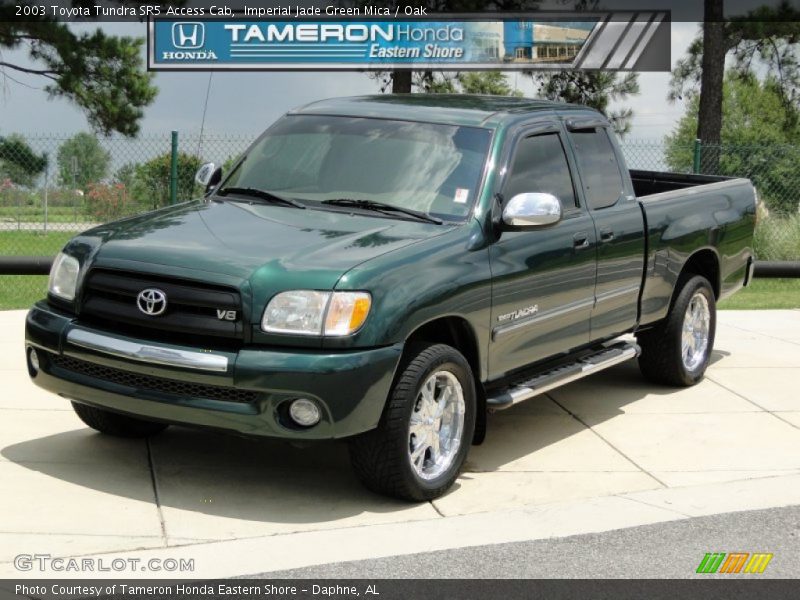 Imperial Jade Green Mica / Oak 2003 Toyota Tundra SR5 Access Cab