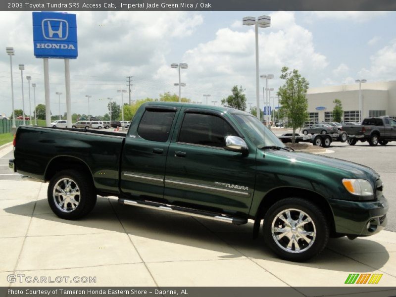 Imperial Jade Green Mica / Oak 2003 Toyota Tundra SR5 Access Cab