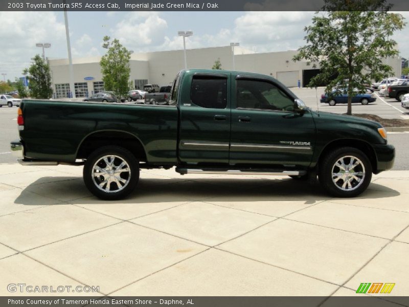 Imperial Jade Green Mica / Oak 2003 Toyota Tundra SR5 Access Cab