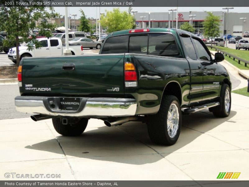 Imperial Jade Green Mica / Oak 2003 Toyota Tundra SR5 Access Cab