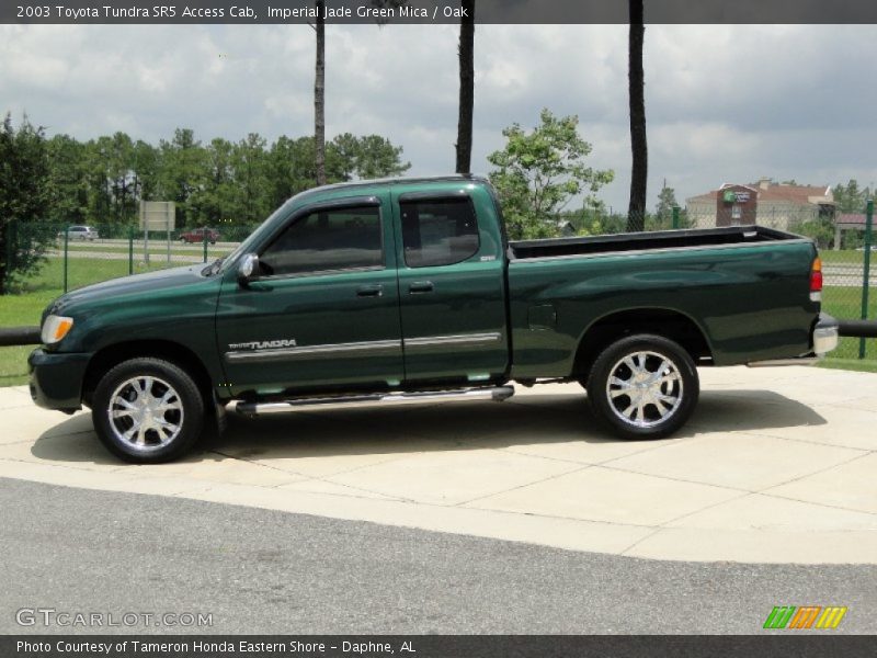 Imperial Jade Green Mica / Oak 2003 Toyota Tundra SR5 Access Cab