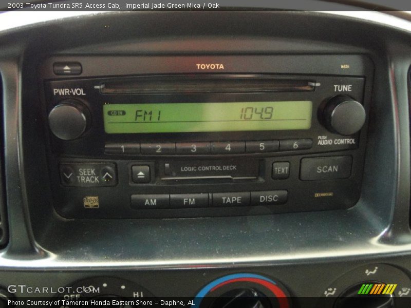 Imperial Jade Green Mica / Oak 2003 Toyota Tundra SR5 Access Cab
