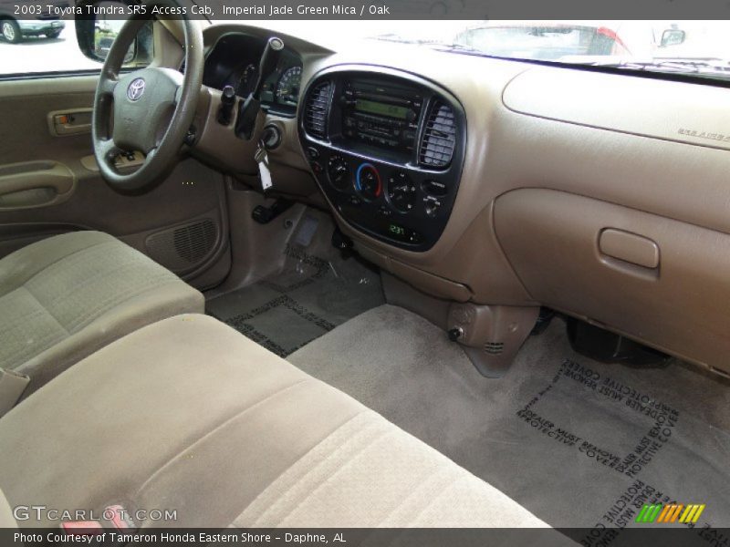 Imperial Jade Green Mica / Oak 2003 Toyota Tundra SR5 Access Cab