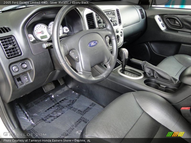  2005 Escape Limited 4WD Ebony Black Interior
