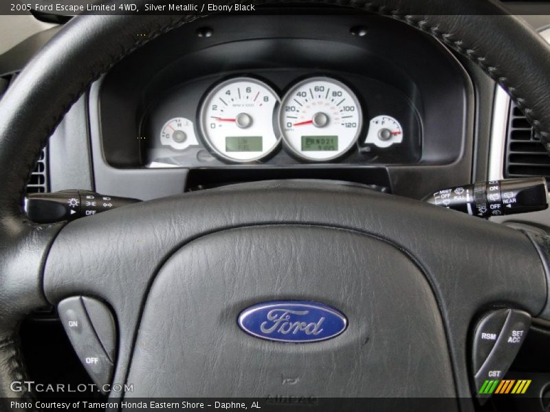 Silver Metallic / Ebony Black 2005 Ford Escape Limited 4WD