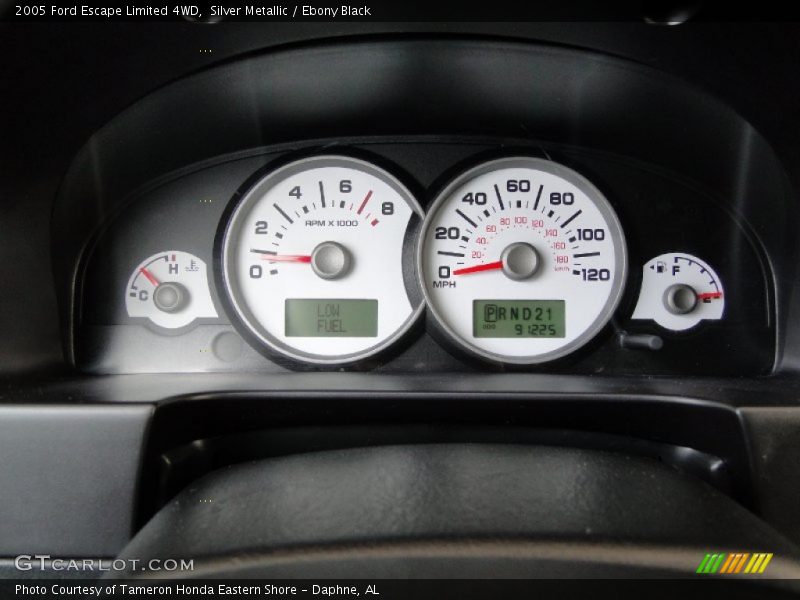  2005 Escape Limited 4WD Limited 4WD Gauges