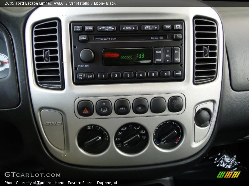 Controls of 2005 Escape Limited 4WD