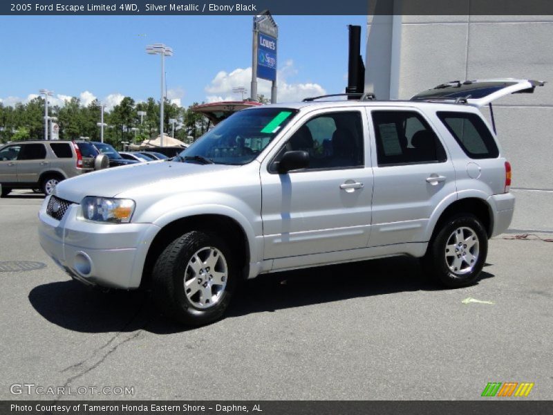 Silver Metallic / Ebony Black 2005 Ford Escape Limited 4WD