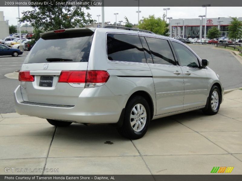 Silver Pearl Metallic / Gray 2009 Honda Odyssey EX-L