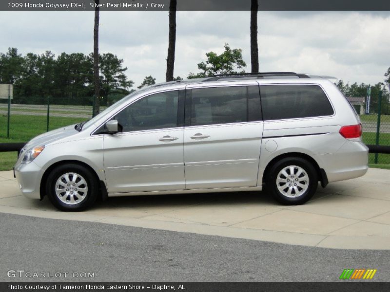 Silver Pearl Metallic / Gray 2009 Honda Odyssey EX-L