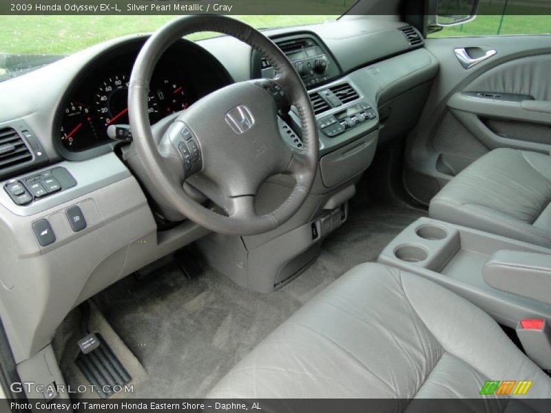 Silver Pearl Metallic / Gray 2009 Honda Odyssey EX-L
