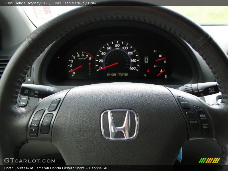 Silver Pearl Metallic / Gray 2009 Honda Odyssey EX-L