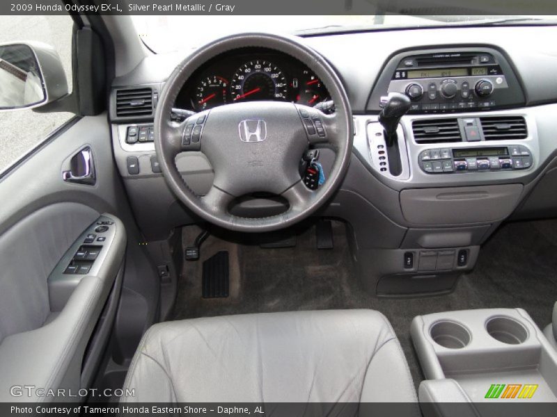 Silver Pearl Metallic / Gray 2009 Honda Odyssey EX-L