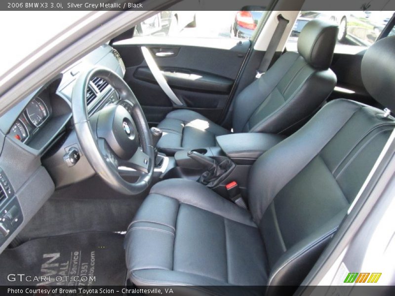  2006 X3 3.0i Black Interior