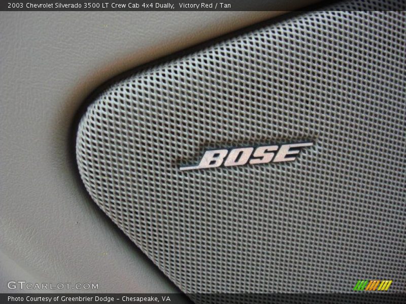 Victory Red / Tan 2003 Chevrolet Silverado 3500 LT Crew Cab 4x4 Dually