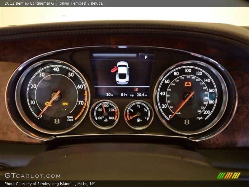  2012 Continental GT   Gauges