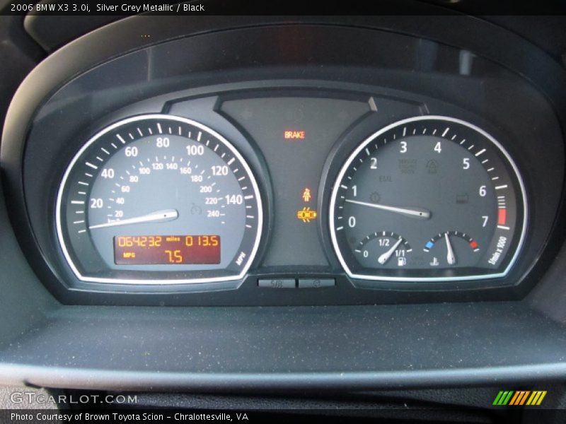  2006 X3 3.0i 3.0i Gauges