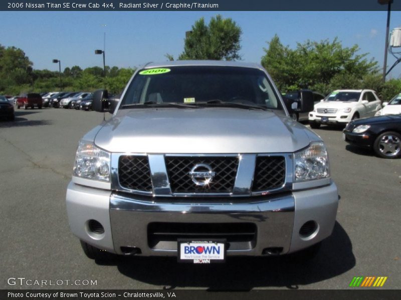 Radiant Silver / Graphite/Titanium 2006 Nissan Titan SE Crew Cab 4x4