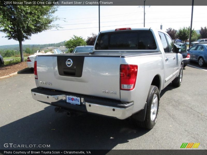 Radiant Silver / Graphite/Titanium 2006 Nissan Titan SE Crew Cab 4x4