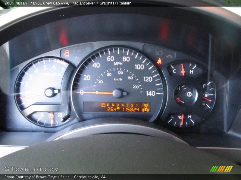  2006 Titan SE Crew Cab 4x4 SE Crew Cab 4x4 Gauges