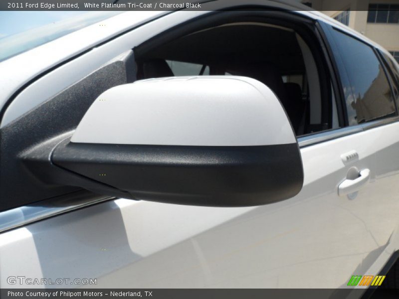 White Platinum Tri-Coat / Charcoal Black 2011 Ford Edge Limited