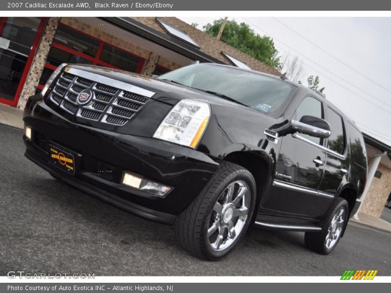 Black Raven / Ebony/Ebony 2007 Cadillac Escalade AWD
