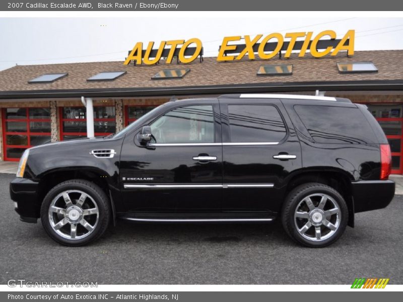 Black Raven / Ebony/Ebony 2007 Cadillac Escalade AWD