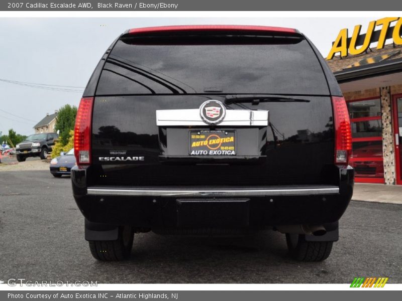 Black Raven / Ebony/Ebony 2007 Cadillac Escalade AWD