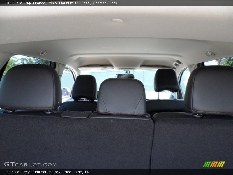 White Platinum Tri-Coat / Charcoal Black 2011 Ford Edge Limited