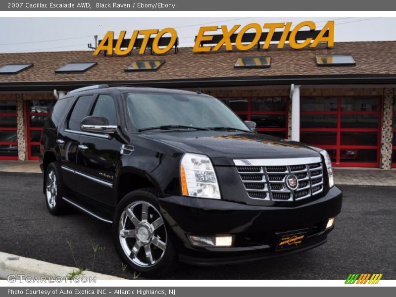 Black Raven / Ebony/Ebony 2007 Cadillac Escalade AWD