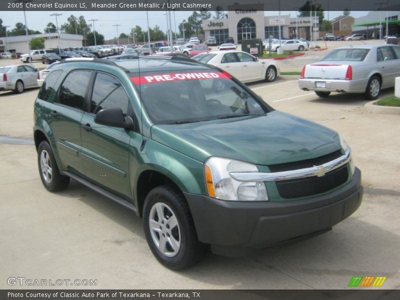 Meander Green Metallic / Light Cashmere 2005 Chevrolet Equinox LS