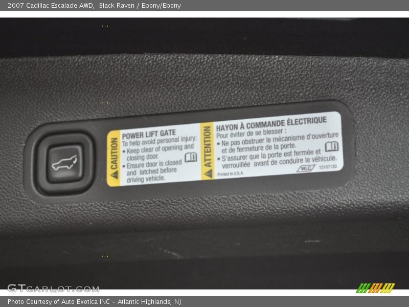 Black Raven / Ebony/Ebony 2007 Cadillac Escalade AWD