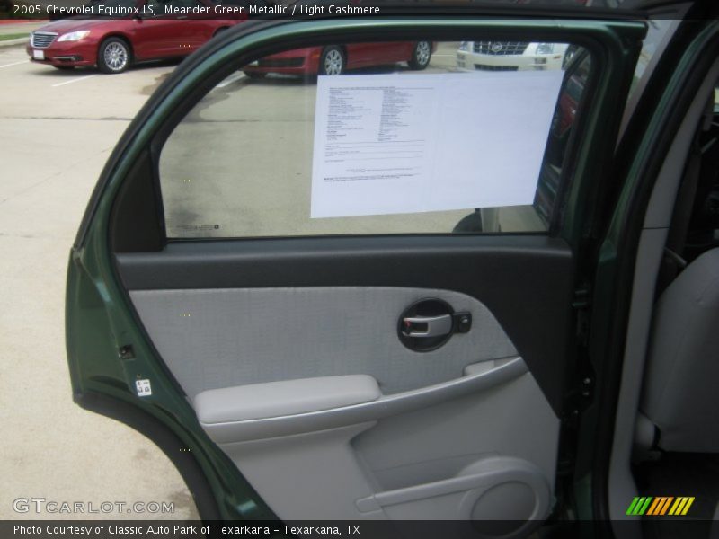 Meander Green Metallic / Light Cashmere 2005 Chevrolet Equinox LS