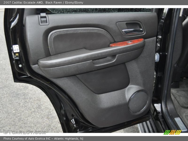 Black Raven / Ebony/Ebony 2007 Cadillac Escalade AWD