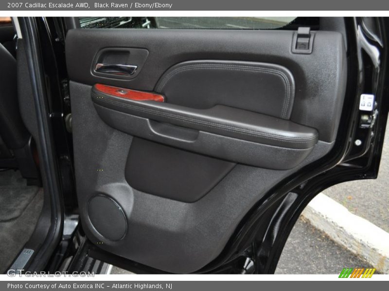 Black Raven / Ebony/Ebony 2007 Cadillac Escalade AWD