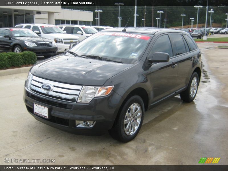 Carbon Metallic / Charcoal Black 2007 Ford Edge SEL