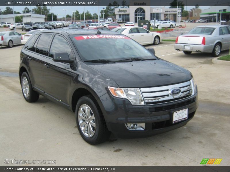 Carbon Metallic / Charcoal Black 2007 Ford Edge SEL