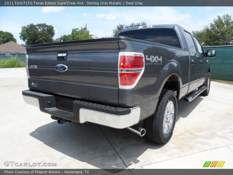 Sterling Grey Metallic / Steel Gray 2011 Ford F150 Texas Edition SuperCrew 4x4