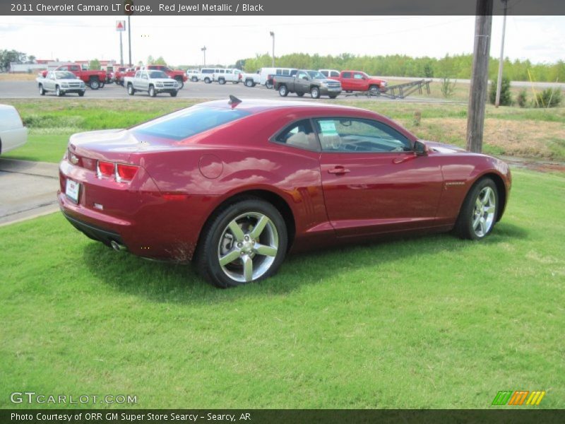 Red Jewel Metallic / Black 2011 Chevrolet Camaro LT Coupe