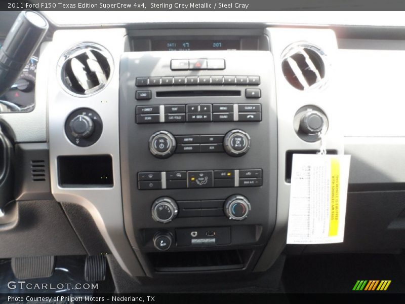 Sterling Grey Metallic / Steel Gray 2011 Ford F150 Texas Edition SuperCrew 4x4