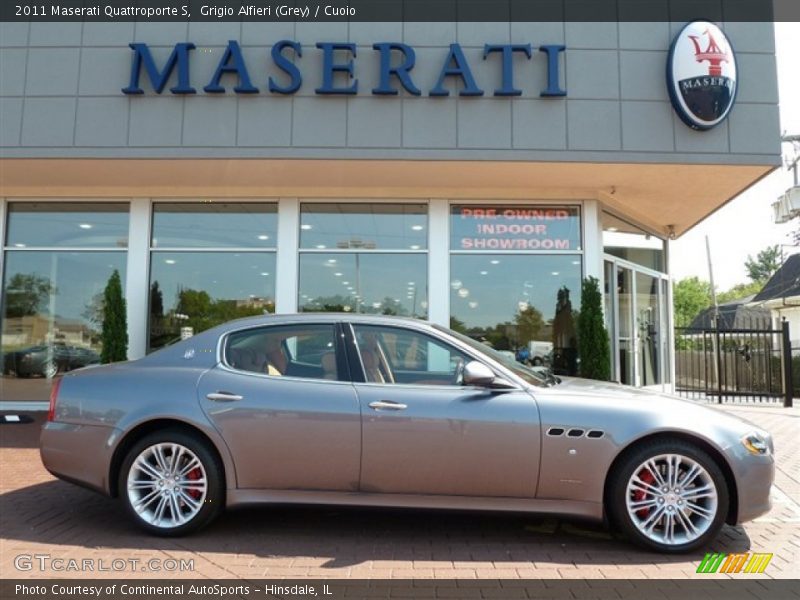 Grigio Alfieri (Grey) / Cuoio 2011 Maserati Quattroporte S