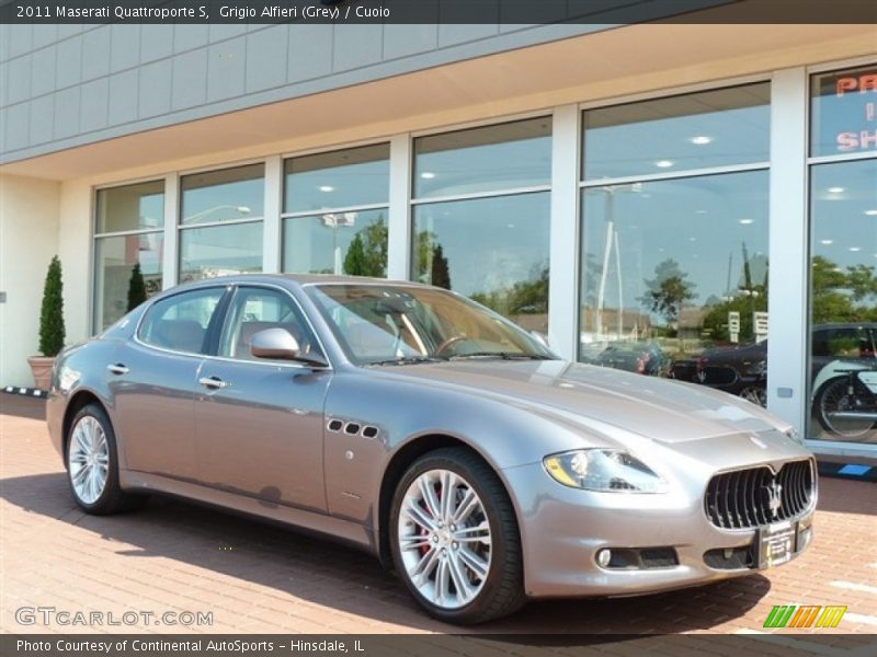 Grigio Alfieri (Grey) / Cuoio 2011 Maserati Quattroporte S
