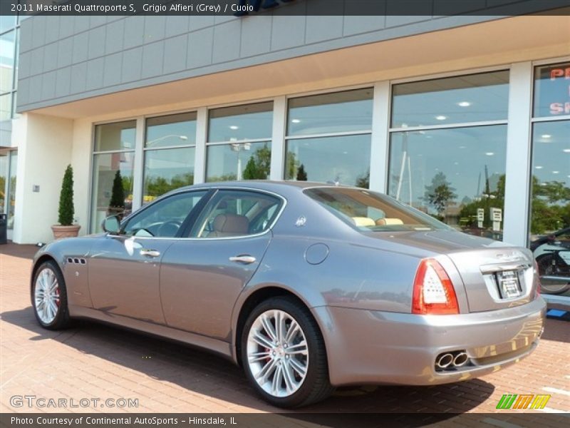 Grigio Alfieri (Grey) / Cuoio 2011 Maserati Quattroporte S