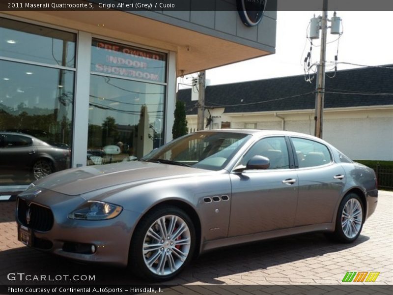 Grigio Alfieri (Grey) / Cuoio 2011 Maserati Quattroporte S